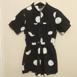 Lazy Oaf Polka Dot Playsuit Romper